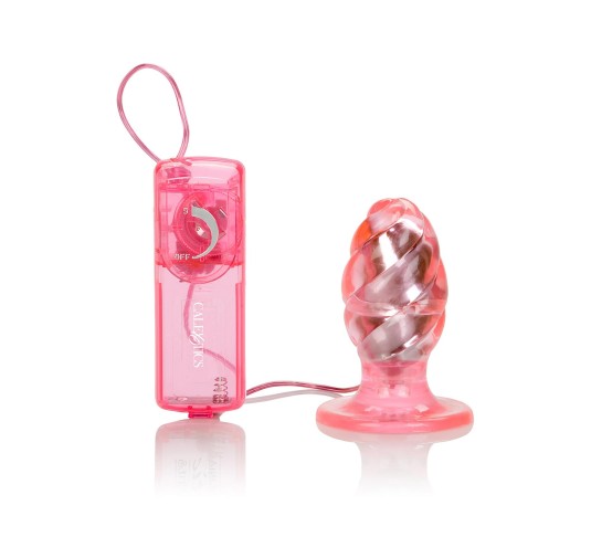 Plug/vibr-TUSH TRAINER VIBRATING PINK